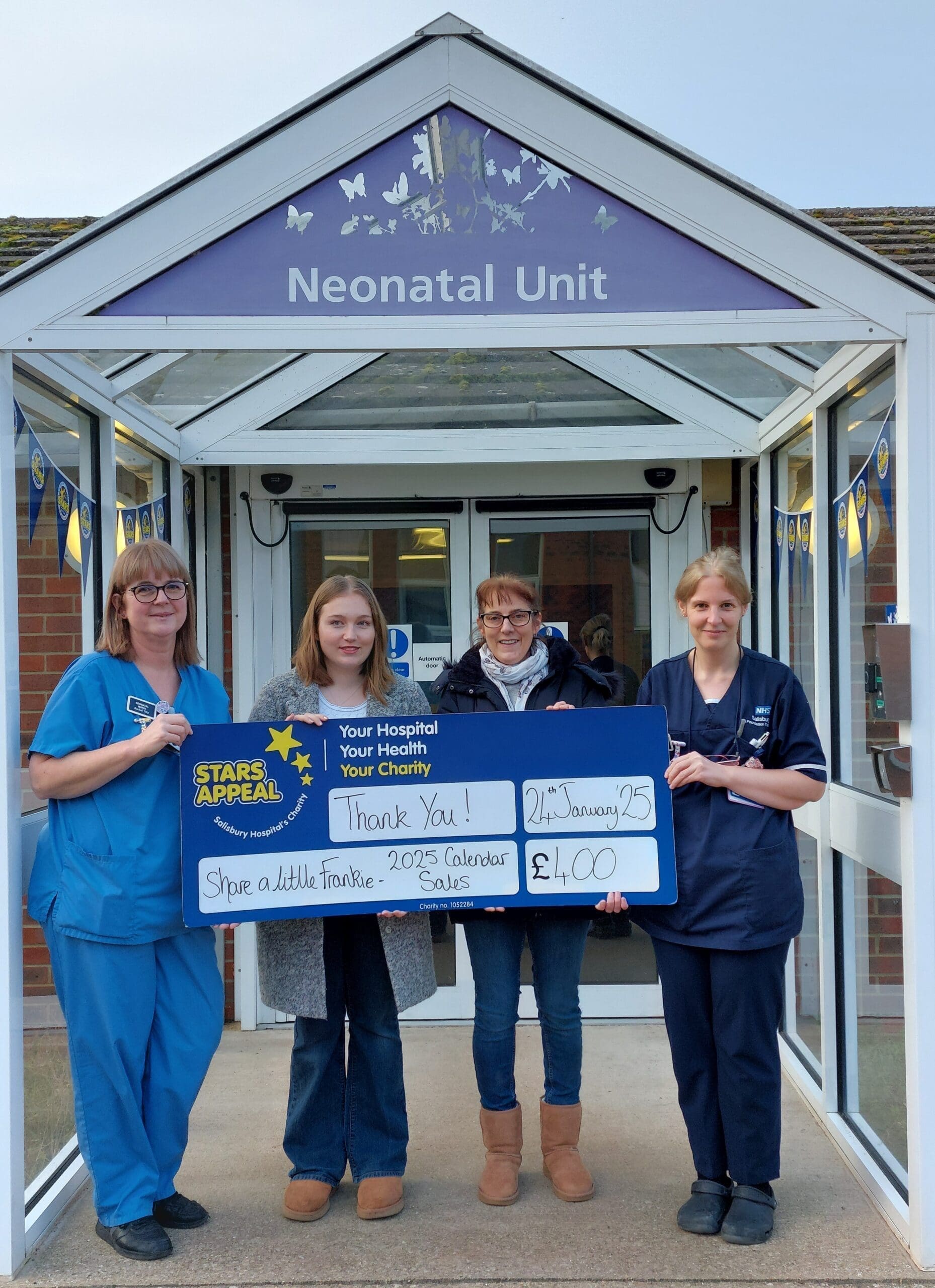 We raised £400 for Star's Appeal through our hand drawn 2025 wildlife calendar