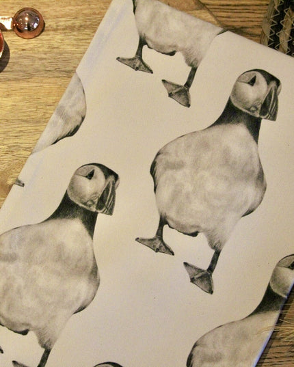 Pebbles Puffin Organic Cotton Tea Towel image 4