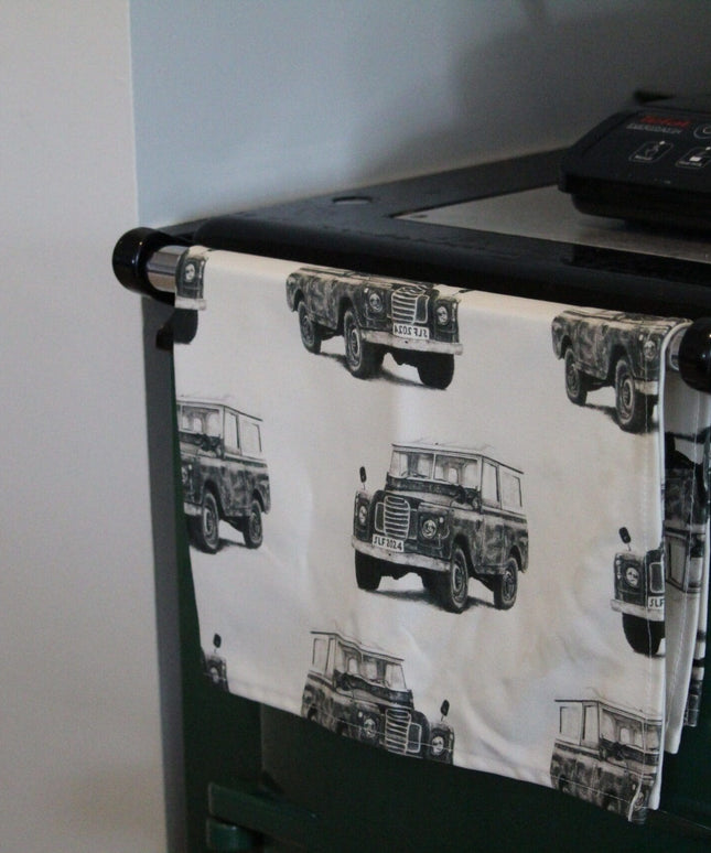 Land Rover Series 2/3 Tea Towel Organic Cotton image 1