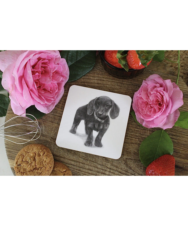 Iris Dachshund Coaster image 0