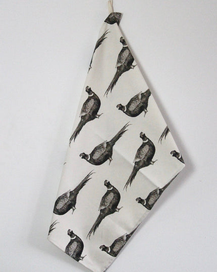 Mr Pheasant Tea Towel Organic Cotton image 3