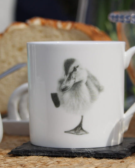 Dottie Duck | Fine Bone China Mug | Duckling Animal Illustration image 1