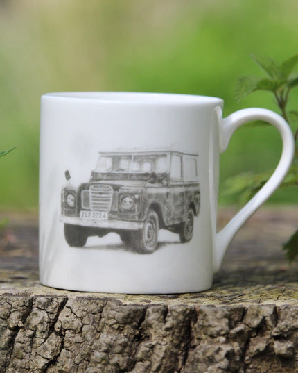 Land Rover Series 2/3 Fine Bone China Mug image 6