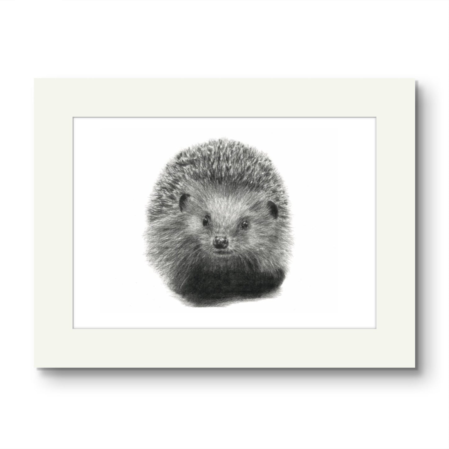 Heather Hedgehog Mounted Print