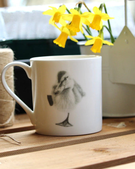 Dottie Duck | Fine Bone China Mug | Duckling Animal Illustration image 3
