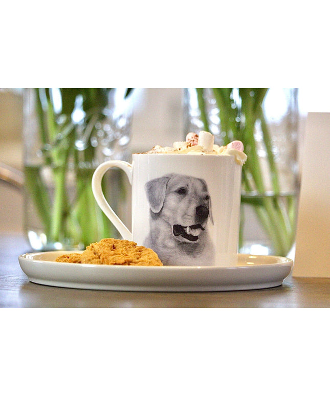 Scrumpy Labrador Fine Bone China Mug image 0