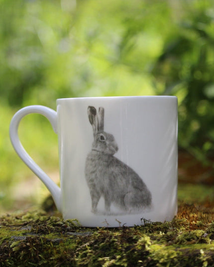 Moe Hare Fine Bone China Mug image 2