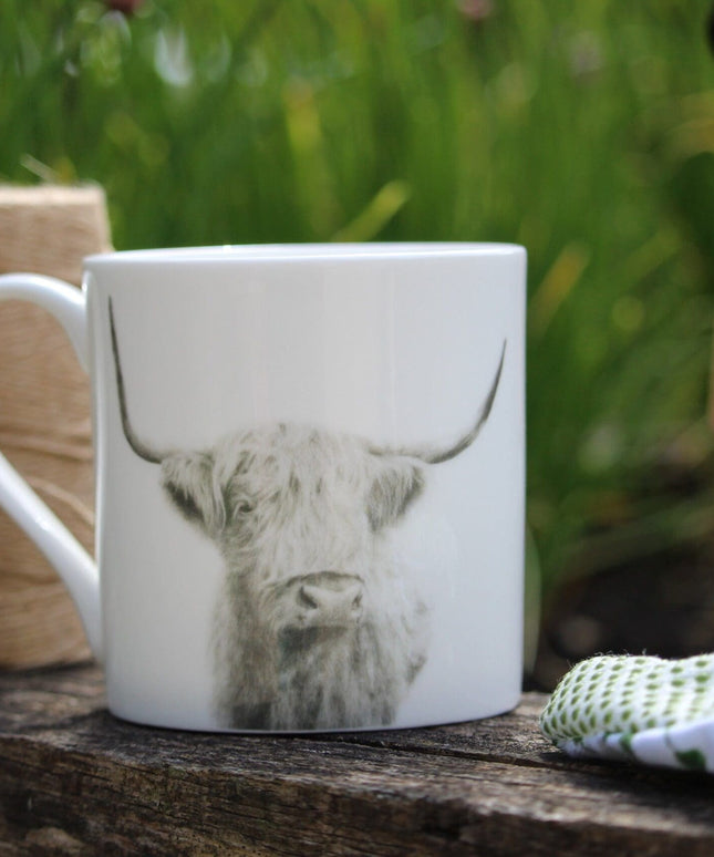 Highland Cow Fine Bone China Mug image 1