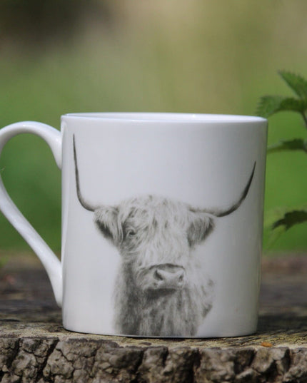 Highland Cow Fine Bone China Mug image 2