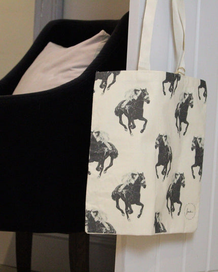 Racehorse Tote Bag image 1