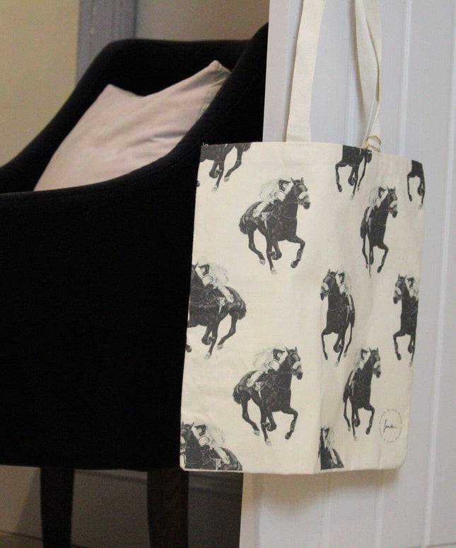 Racehorse Tote Bag image 1