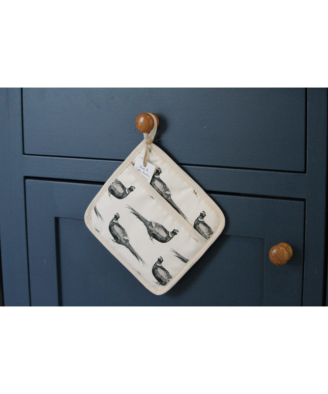Mr Pheasant Organic Cotton Pot Grab image 0