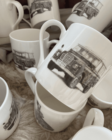 Land Rover Series 2/3 Fine Bone China Mug image 8