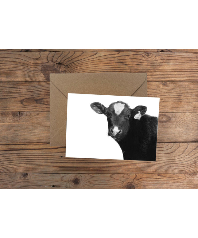 Cow Greeting Card image 0