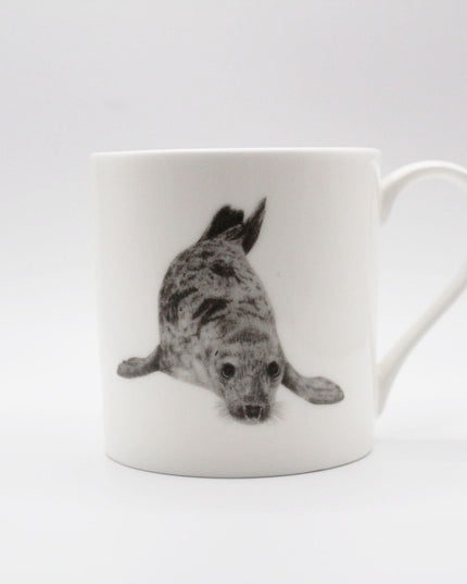 Sammy Seal Illustration Fine Bone China Mug image 1