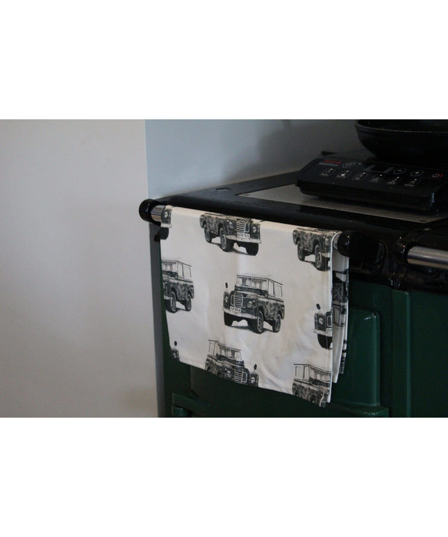 Land Rover Series 2/3 Tea Towel Organic Cotton image 0