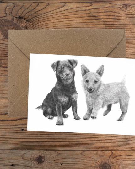 Terriers Greeting Card image 0