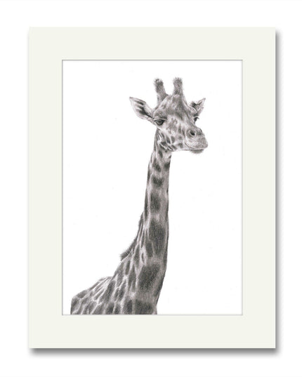 Isabella Giraffe Mounted Print image 0