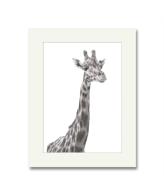 Isabella Giraffe Mounted Print image 0