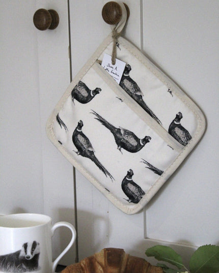 Mr Pheasant Organic Cotton Pot Grab image 6