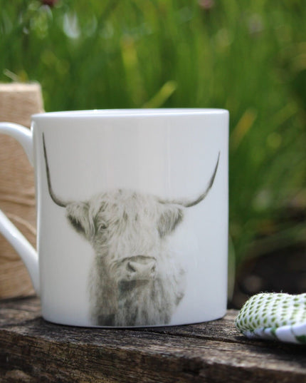 Highland Cow Fine Bone China Mug image 0
