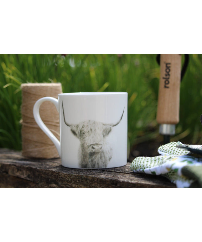 Highland Cow Fine Bone China Mug image 0