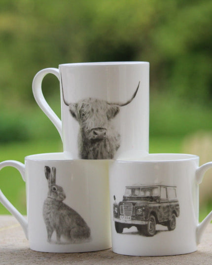 Moe Hare Fine Bone China Mug image 5