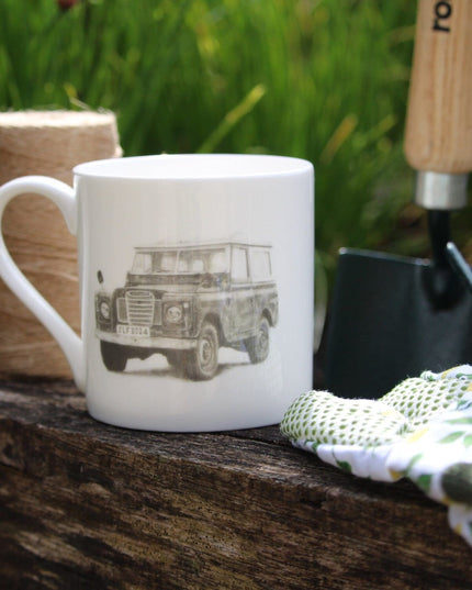 Land Rover Series 2/3 Fine Bone China Mug image 2