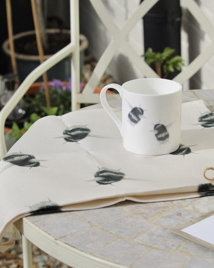 Bumble Bee Organic Cotton Tea Towel image 2