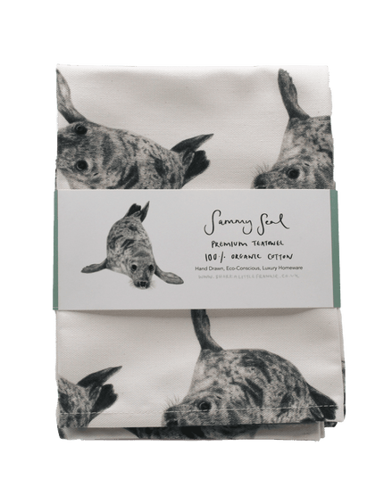 Sammy Seal Organic Cotton Premium Tea Towel image 0