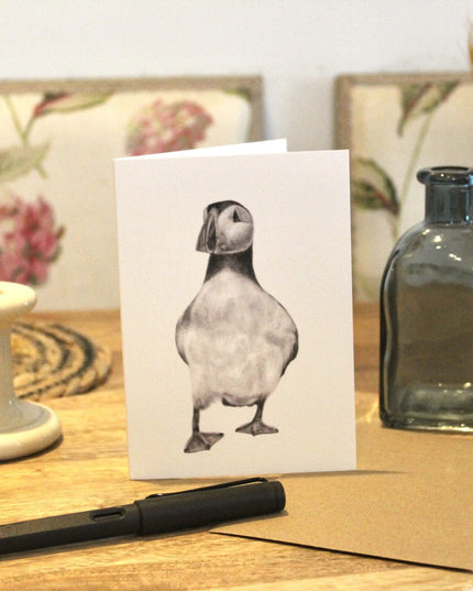 Pebbles Puffin Greeting Card image 1