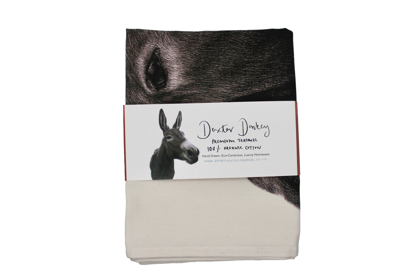 Dexter Donkey Tea Towel 100% Organic Cotton