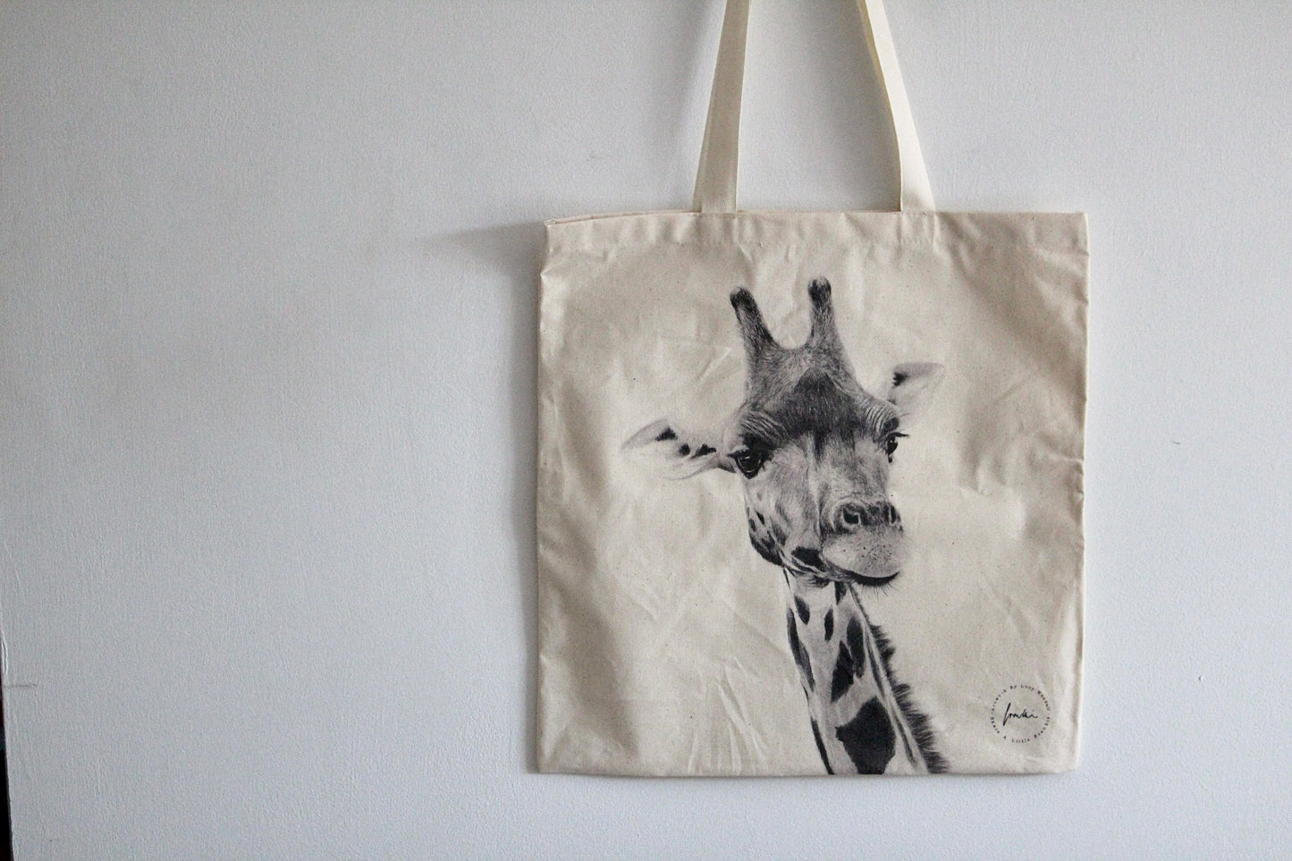 Frankie Giraffe Tote Bag