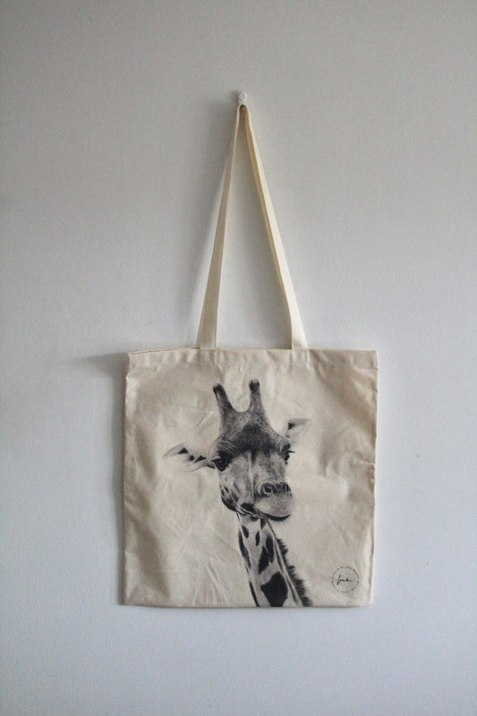 Frankie Giraffe Tote Bag