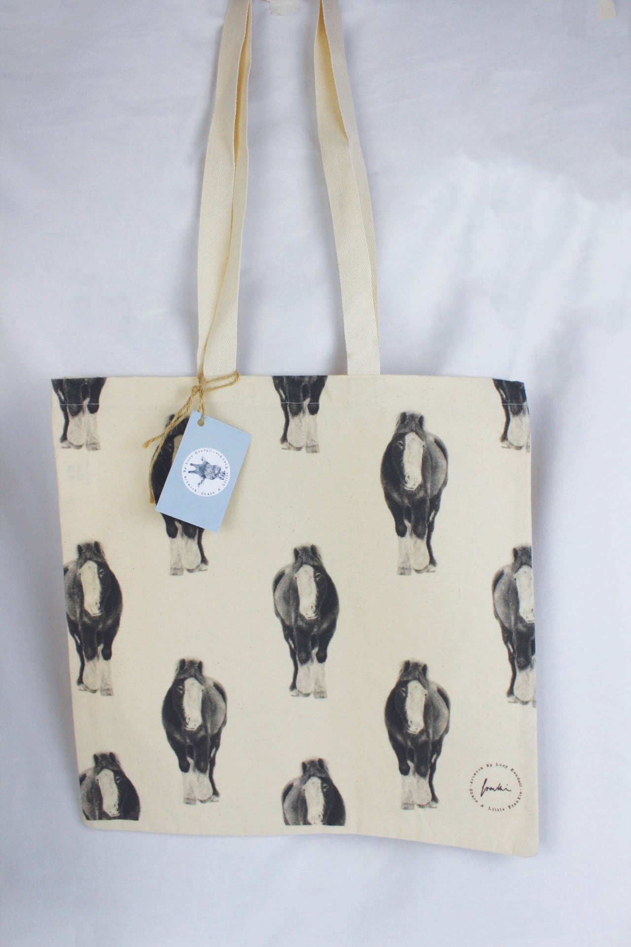 Herbie Horse Tote Bag