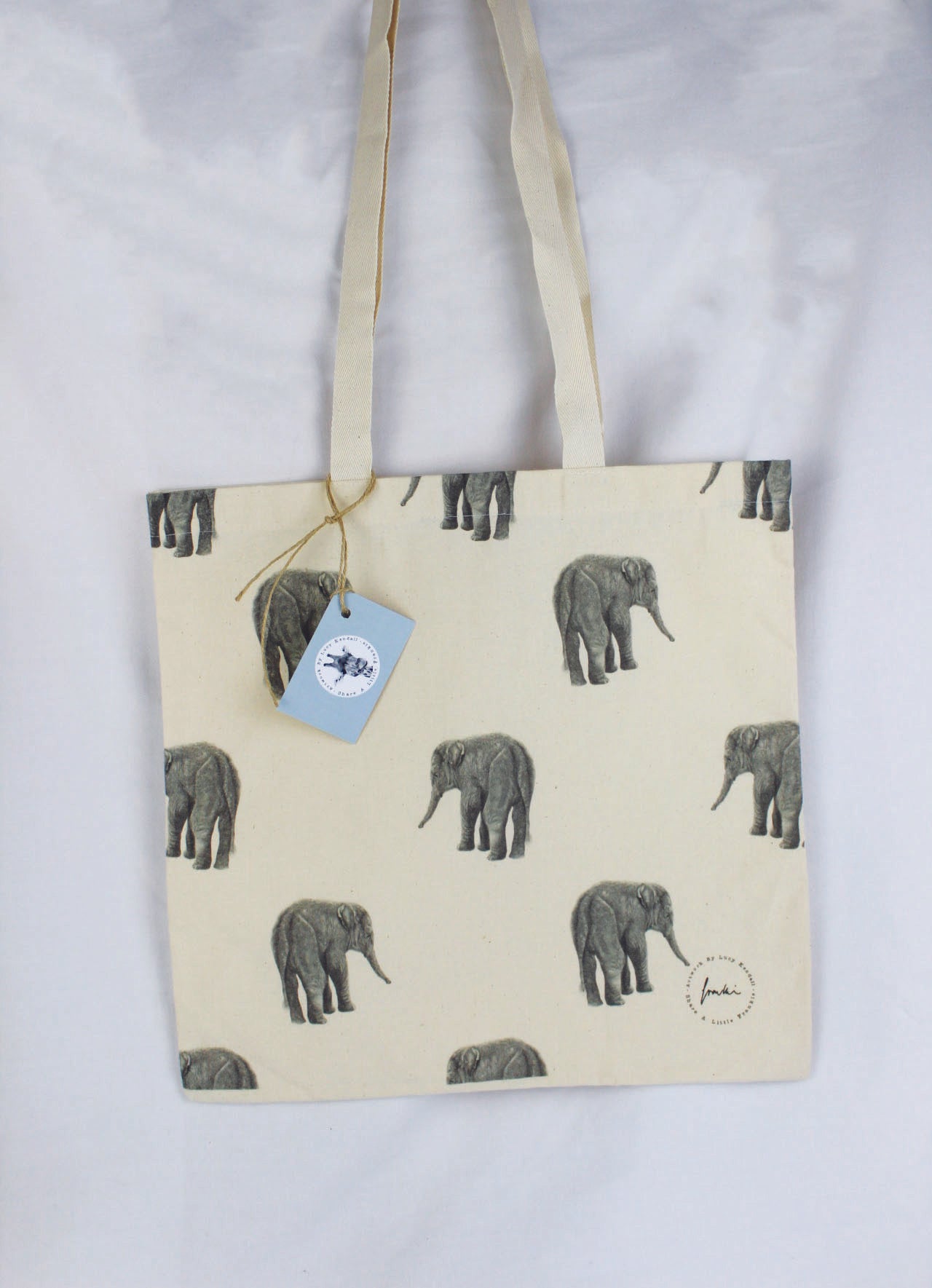 Huey Elephant Tote Bag