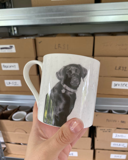 Darcy Black Labrador Mug