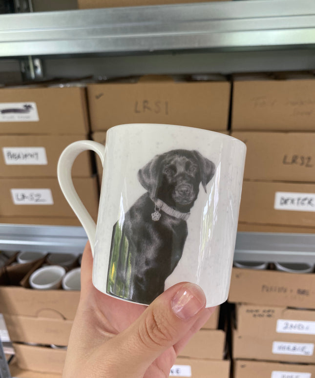 Darcy Black Labrador Mug