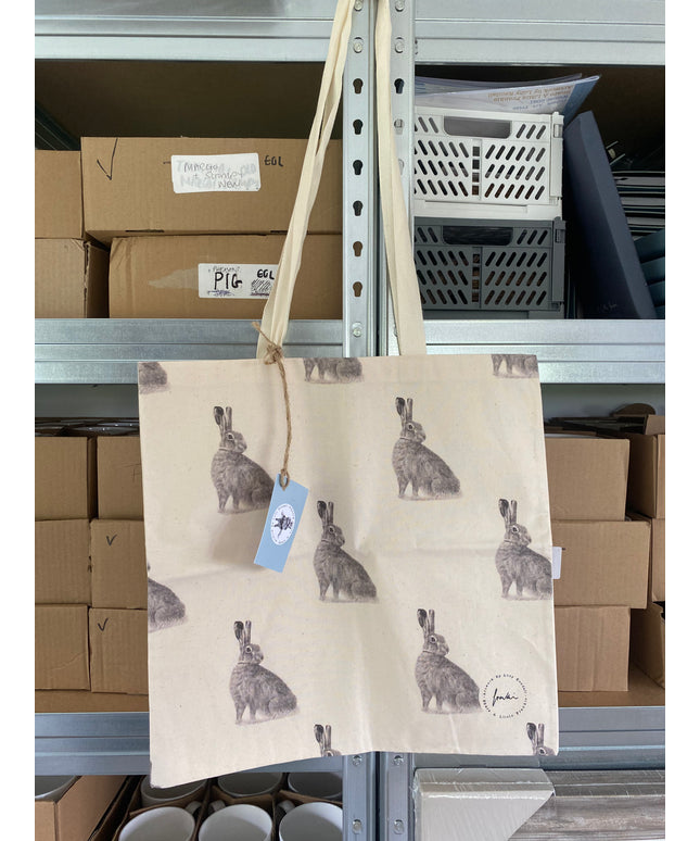 Hare tote bag