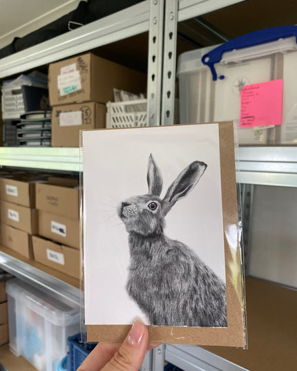 Thistle Hare Card