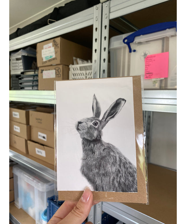 Thistle Hare Card