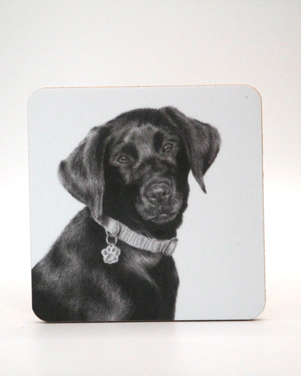 Darcy Black Lab Coaster