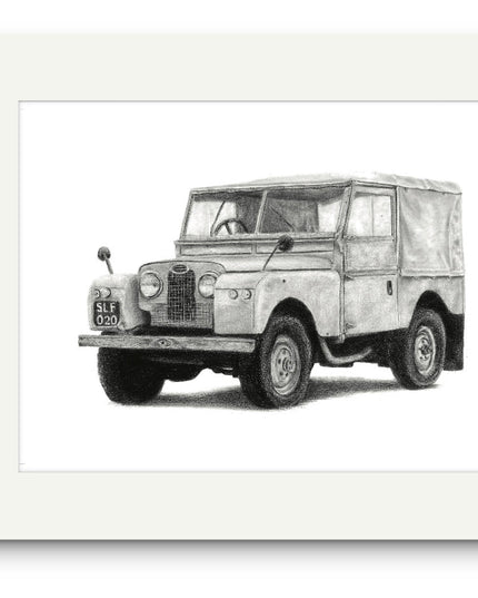 Land Rover Series 1 Mounted Print