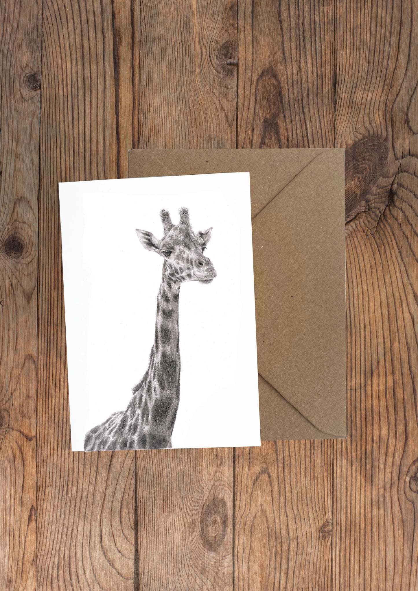 Isabella Giraffe Greeting Card