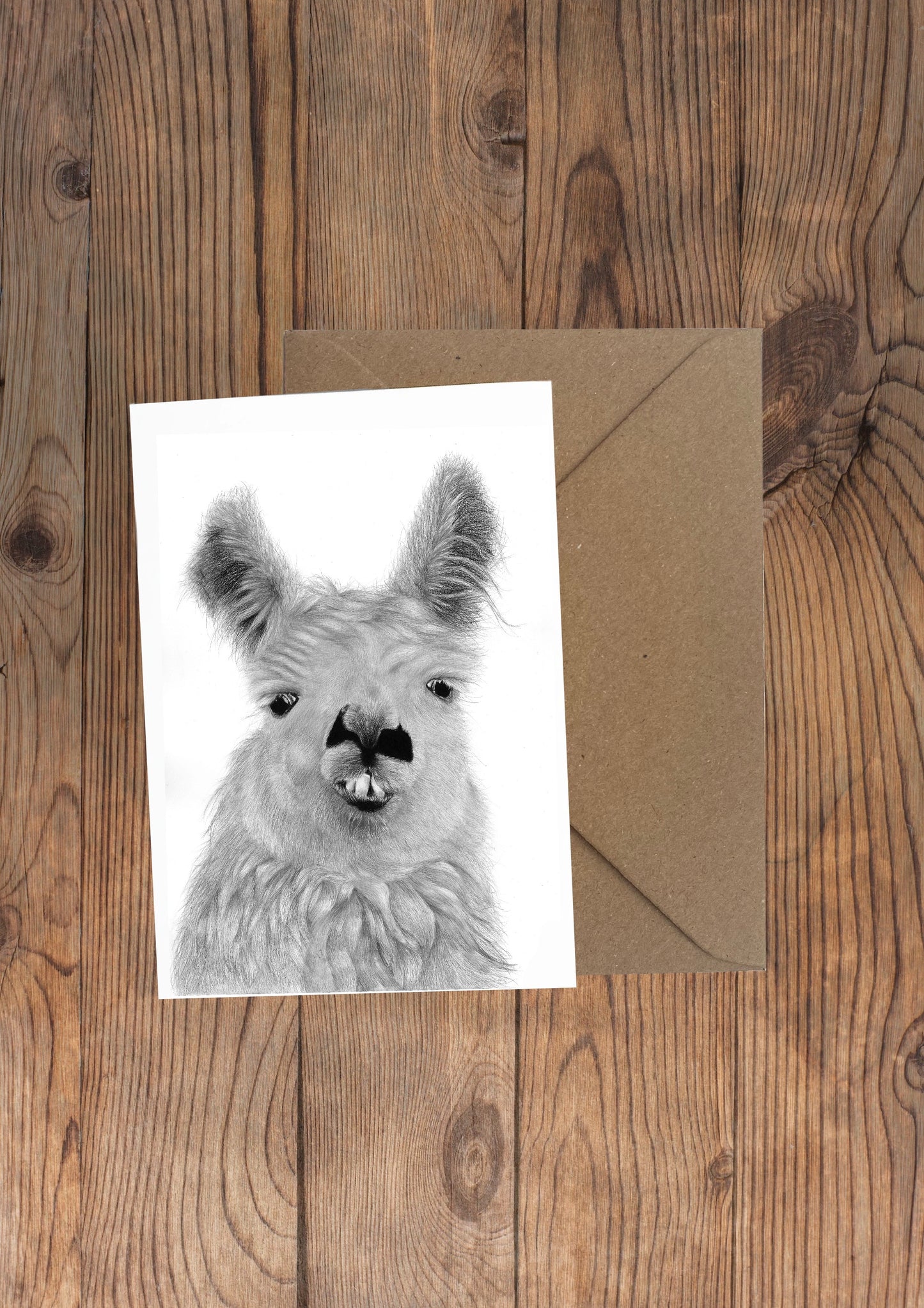 Llama Greeting Card