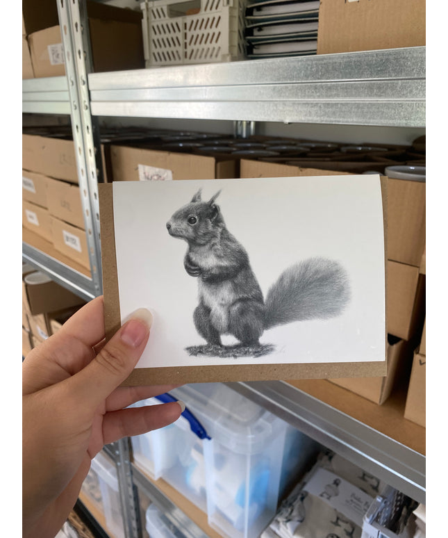 Orla Red Squirrel Card