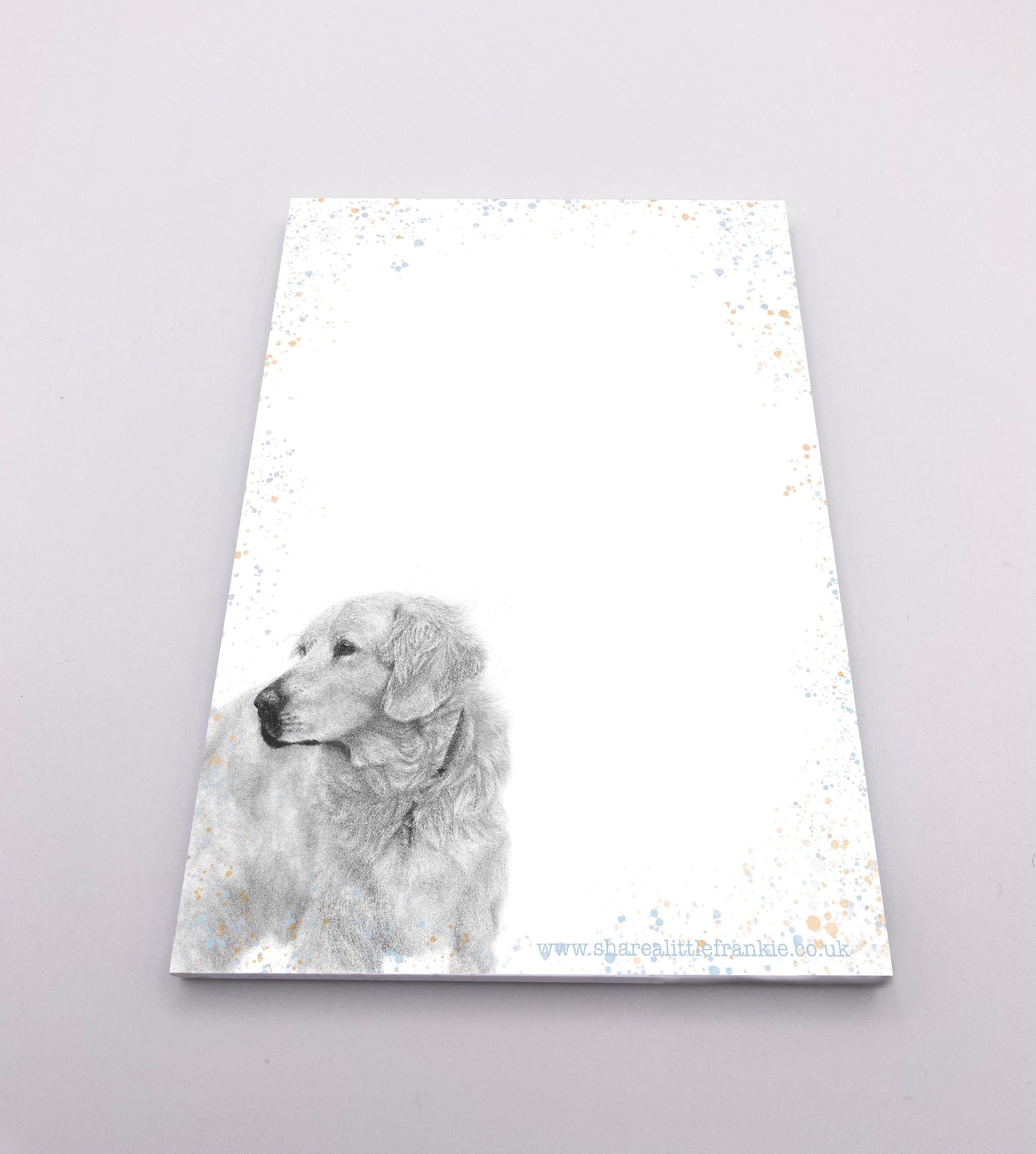 Jessie Golden Retriever A6 Notepad