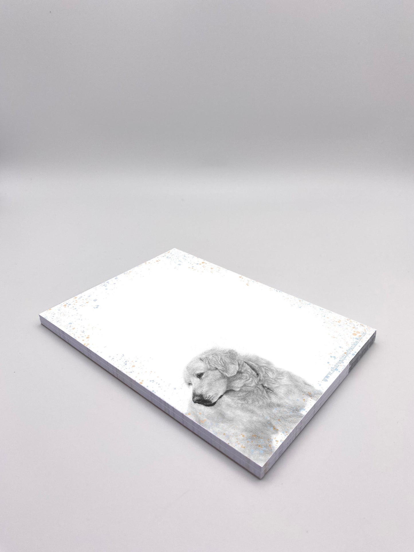 Jessie Golden Retriever A6 Notepad