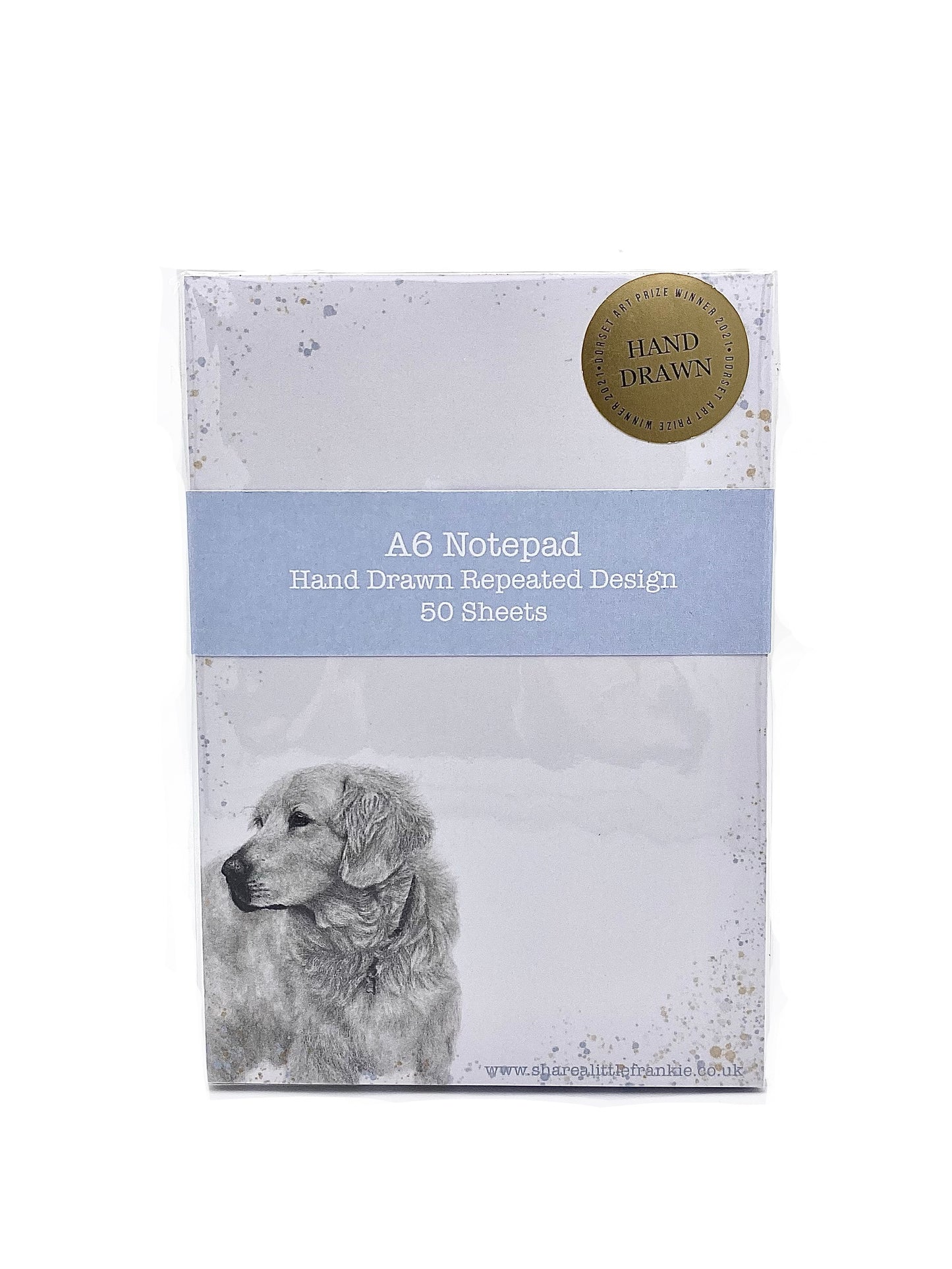 Jessie Golden Retriever A6 Notepad