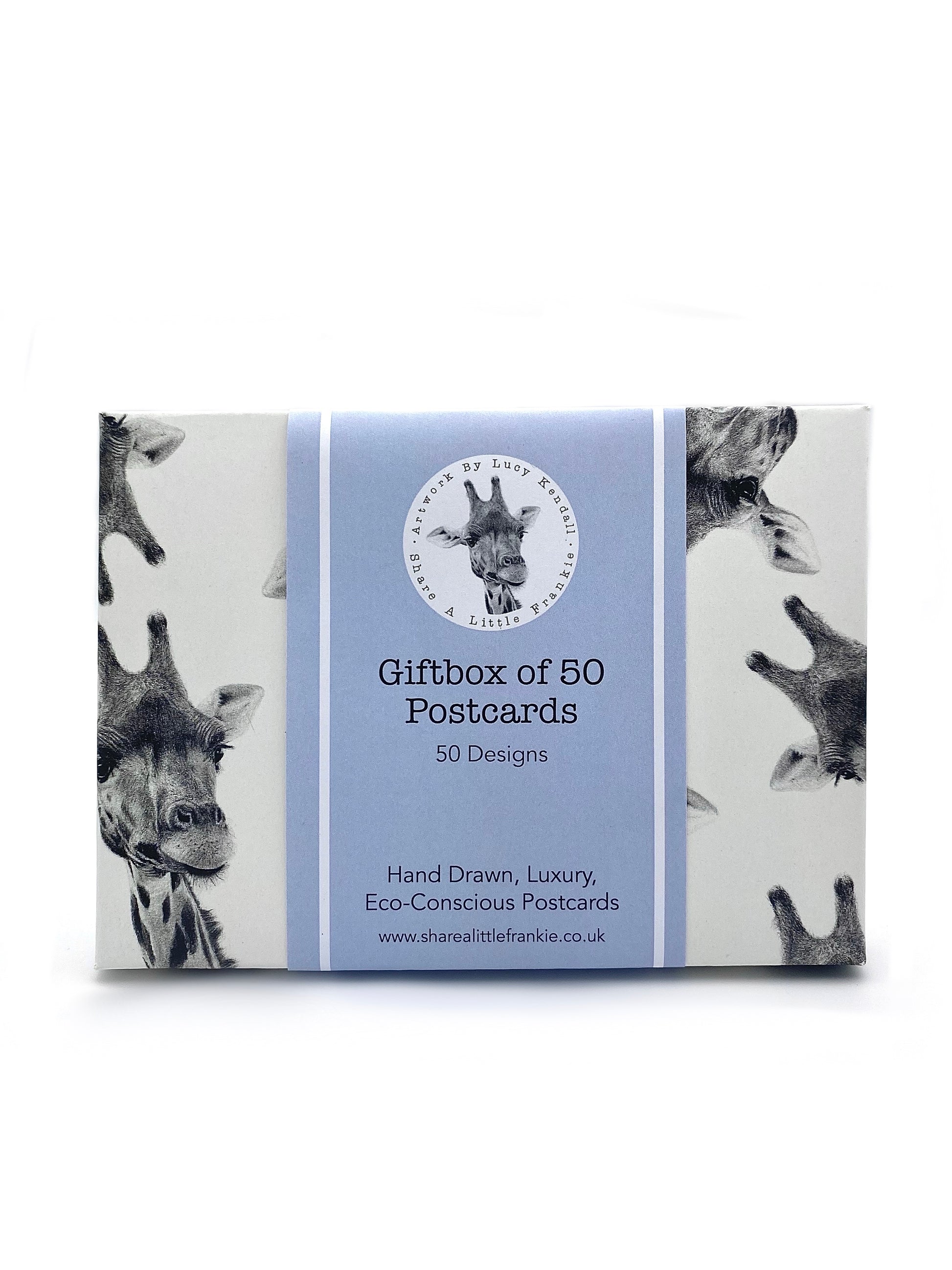 Box of high quality postcards featuring hand drawn wildlife designs